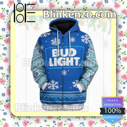 Bud Light Xmas Hooded Sweatshirt