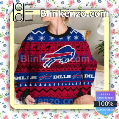 Buffalo Bills NFL Ugly Sweater Christmas Funny b