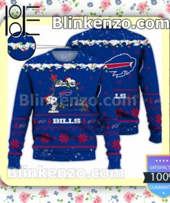 Buffalo Bills Snoopy Christmas NFL Sweatshirts