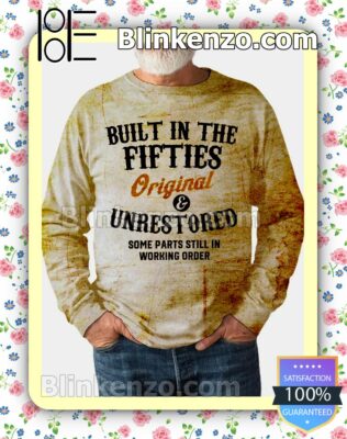 Built In The Fifties Original Unrestored Some Parts Still In Working Order Holiday Christmas Sweatshirt
