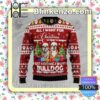 Bulldog Is All I Want For Xmas Knitted Christmas Jumper