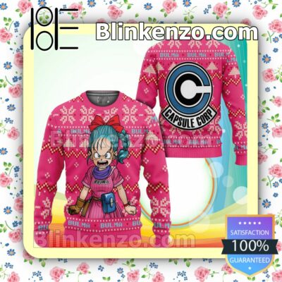 Bulma Dragon Ball Z Xmas Anime Holiday Christmas Sweatshirts