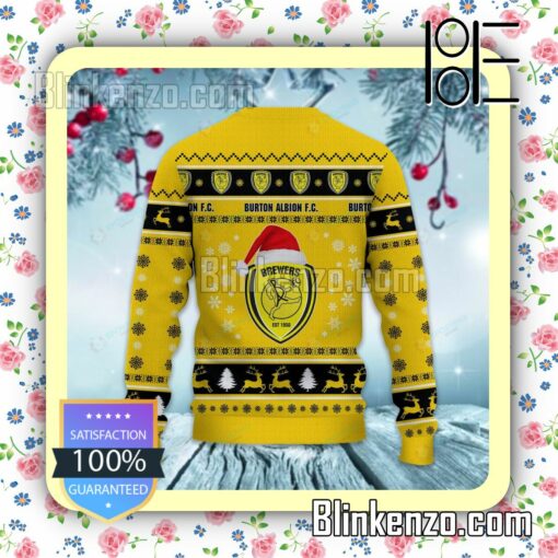 Burton Albion F.C Logo Holiday Hat Xmas Sweatshirts b