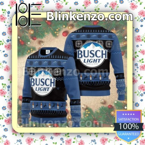 Busch Light Beer Alcohol Holiday Christmas Sweatshirts