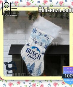 Busch Light Xmas Faux Fur Stockings
