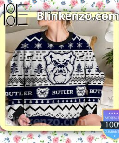 Butler Bulldogs NCAA Ugly Sweater Christmas Funny b