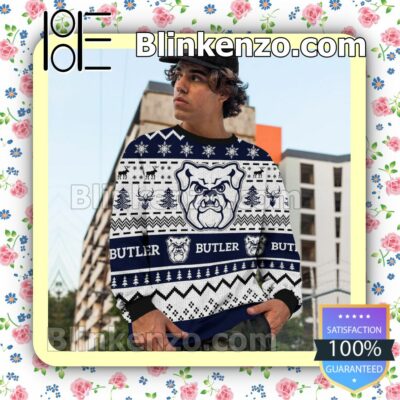 Butler Bulldogs NCAA Ugly Sweater Christmas Funny c