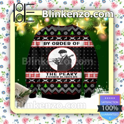 By Order Of The Peaky Blinders Holiday Christmas Sweatshirts