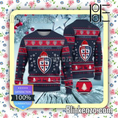 Cagliari Calcio Logo Holiday Hat Xmas Sweatshirts