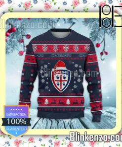 Cagliari Calcio Logo Holiday Hat Xmas Sweatshirts a