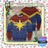 Captain Marvel Sign Protector Of Christmas Skies Christmas Jumpers
