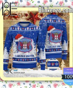 Carlisle United Logo Hat Christmas Sweatshirts