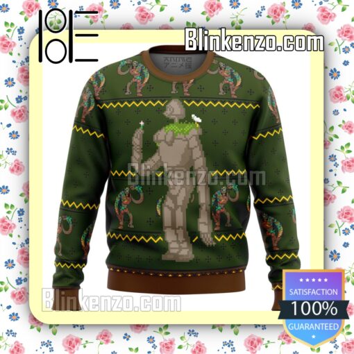 Castle In The Sky Laputan Robot Soldier Ghibli Knitted Christmas Jumper