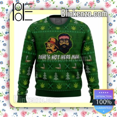 Cheech And Chong Comedy Duo Knitted Christmas Jumper