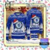 Chelsea F.C. Logo Hat Christmas Sweatshirts