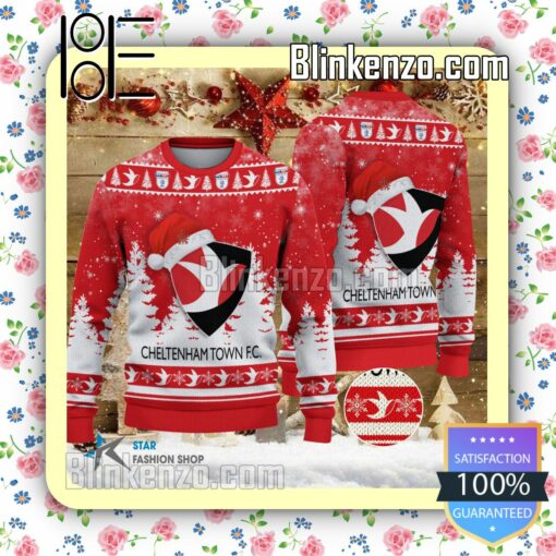 Cheltenham Town Logo Hat Christmas Sweatshirts