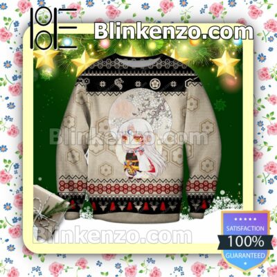 Chibi Sesshomaru Inuyasha Manga Anime Holiday Christmas Sweatshirts