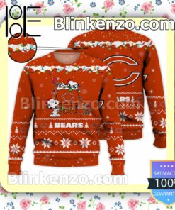 Chicago Bears Snoopy Christmas NFL Sweatshirts