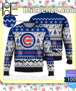 Chicago Cubs MLB Ugly Sweater Christmas Funny