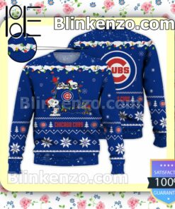 Chicago Cubs Snoopy Christmas MLB Sweatshirts
