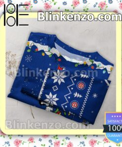 Chicago Cubs Snoopy Christmas MLB Sweatshirts a