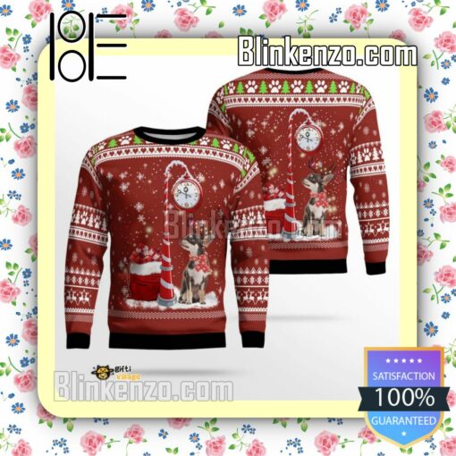 Chihuahua Clock Christmas Sweatshirts