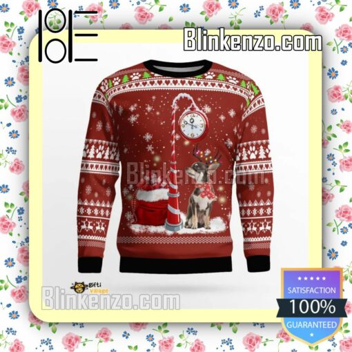 Chihuahua Clock Christmas Sweatshirts a