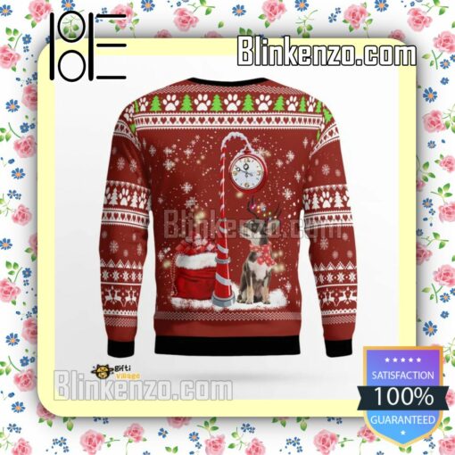 Chihuahua Clock Christmas Sweatshirts b