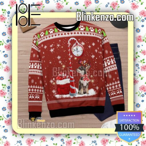 Chihuahua Clock Christmas Sweatshirts y