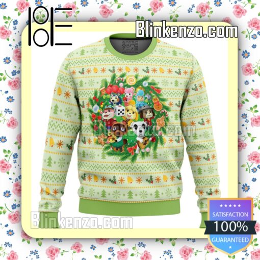 Christmas Animal Festival Animal Crossing Knitted Christmas Jumper