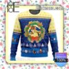 Christmas Beauty And The Beast Disney Knitted Christmas Jumper
