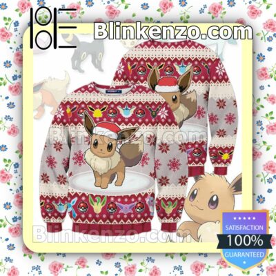 Christmas Eeveelution Pokemon Christmas Jumpers