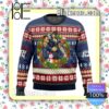 Christmas Kenshiro Fist Of The North Star Wreath Knitted Christmas Jumper