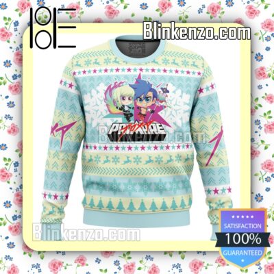 Christmas Lio And Galo Promare Knitted Christmas Jumper