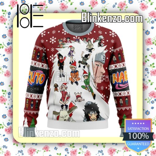 Christmas Naruto Characters Naruto Knitted Christmas Jumper