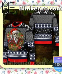 Christmas Santa Claus Skull Christmas Sweatshirts c