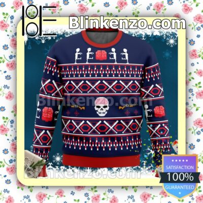 Christmas Zombie Skull Holiday Christmas Sweatshirts