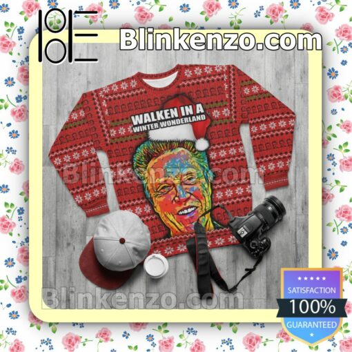 Christopher Walken In A Winter Wonderland Christmas Christmas Sweatshirts b