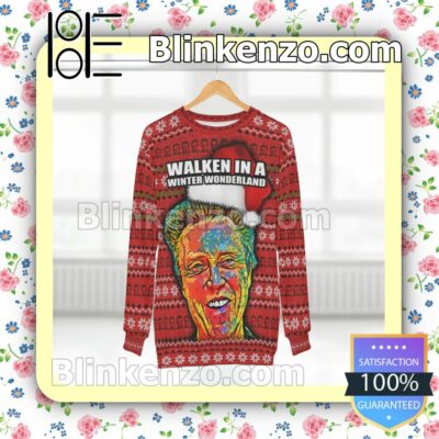 Christopher Walken In A Winter Wonderland Christmas Christmas Sweatshirts c