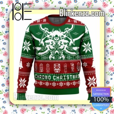 Chrono Trigger Chrono Christmas Knitted Christmas Jumper