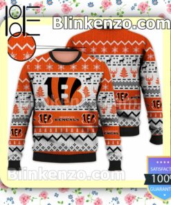 Cincinnati Bengals NFL Ugly Sweater Christmas Funny