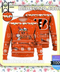 Cincinnati Bengals Snoopy Christmas NFL Sweatshirts