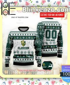 Clarkson Golden Knights Hockey Jersey Christmas Sweatshirts