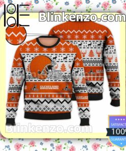 Cleveland Browns NFL Ugly Sweater Christmas Funny