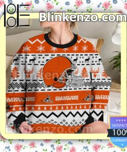 Cleveland Browns NFL Ugly Sweater Christmas Funny b