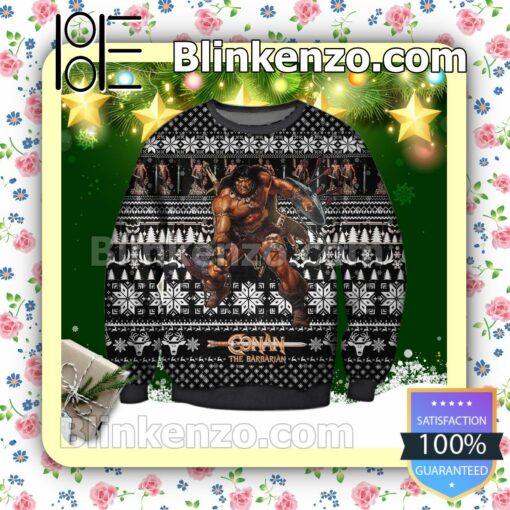 Conan The Barbarian Holiday Christmas Sweatshirts