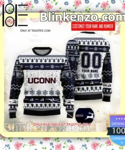 Connecticut Huskies Hockey Jersey Christmas Sweatshirts