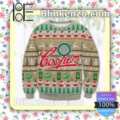 Coopers Brewery Pixel Santa Christmas Jumpers