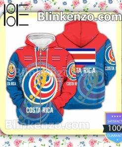 Costa Rica National FIFA 2022 Hoodie Jacket a