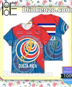 Costa Rica National FIFA 2022 Hoodie Jacket b
